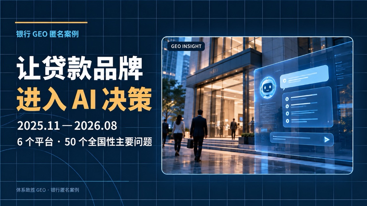 匿名银行GEO案例头图
